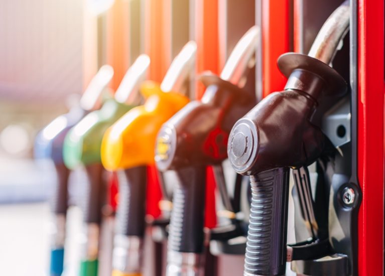 Diesel,Petrol,Fuel,Pistols,Nozzle,Refill,At,Gas,Station.,Fuel